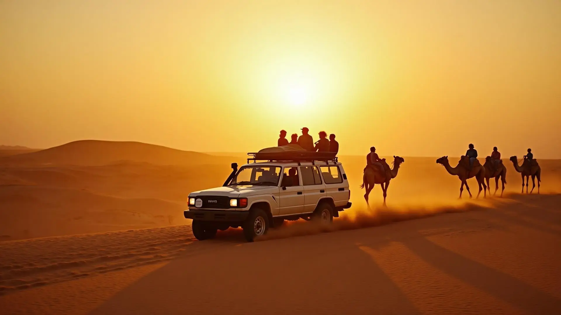 Desert safari in Jaisalmer, Rajasthan
