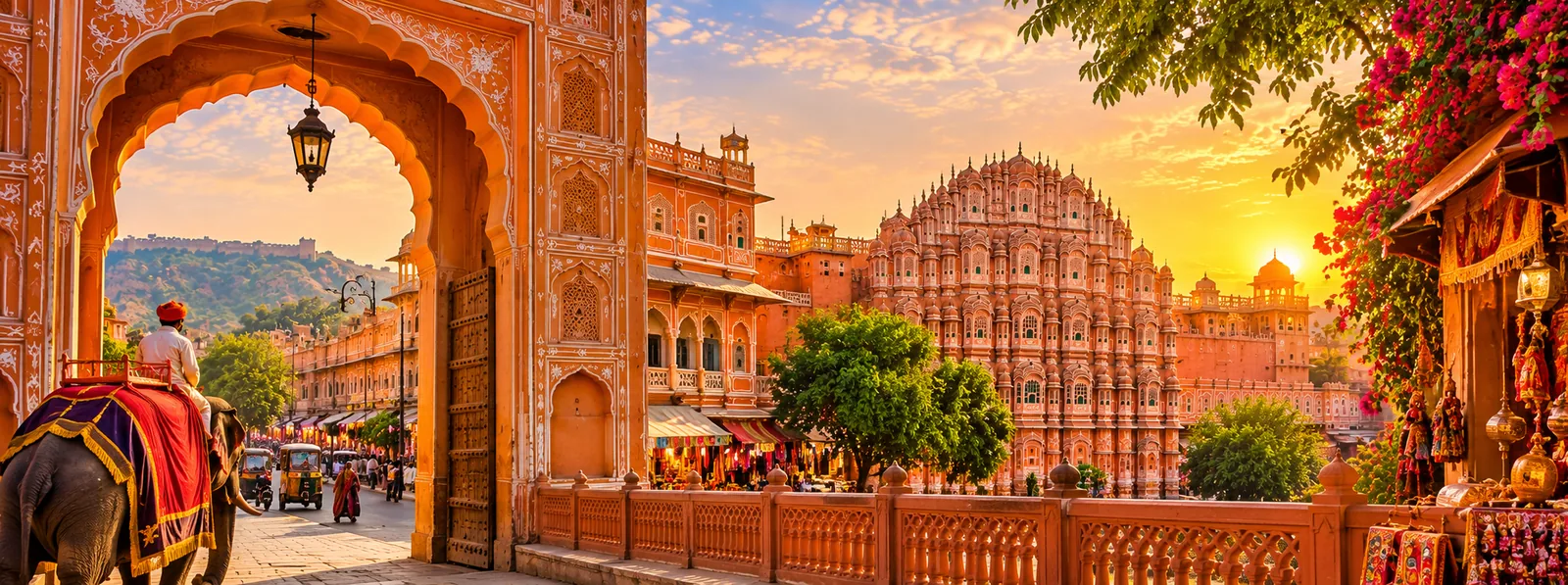 Jaipur Pink City heritage streets