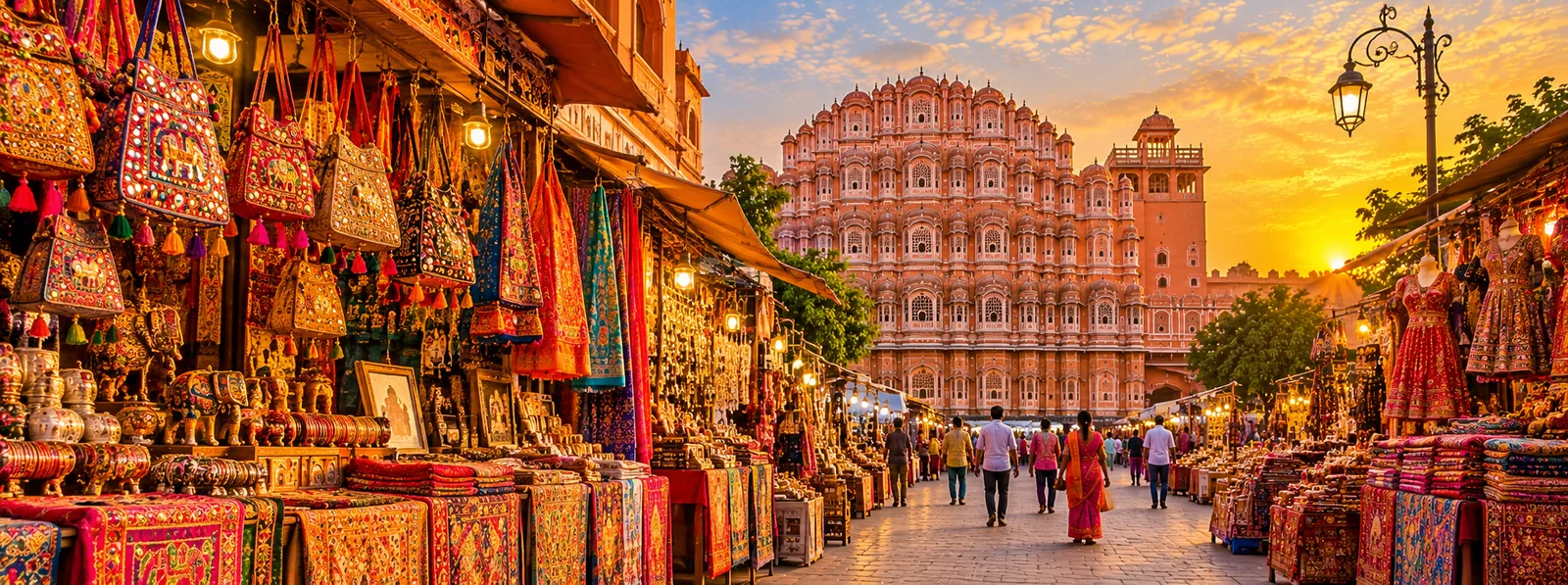 Traditional markets in Jaipur