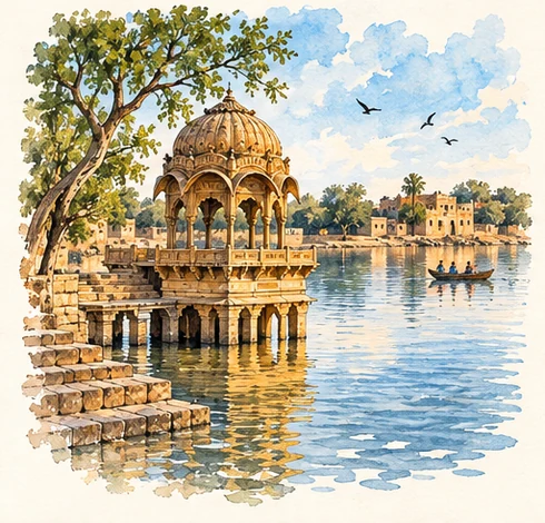 Gadisar Lake, Jaisalmer