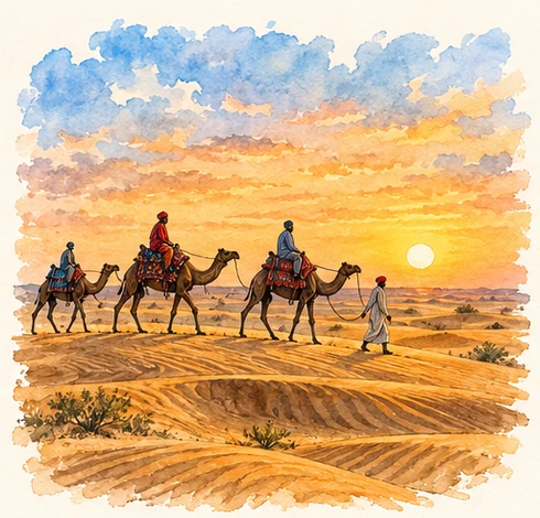 Sam Sand Dunes, Jaisalmer