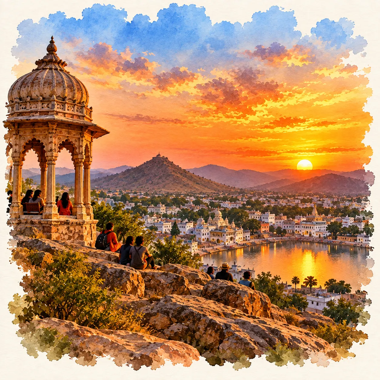 Pushkar Sunset Point
