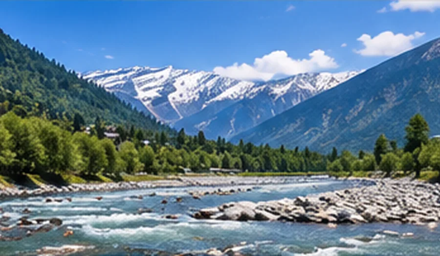 Kullu Valley and Beas River landscape