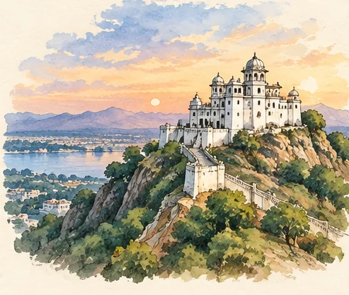 Sajjangarh Monsoon Palace, Udaipur