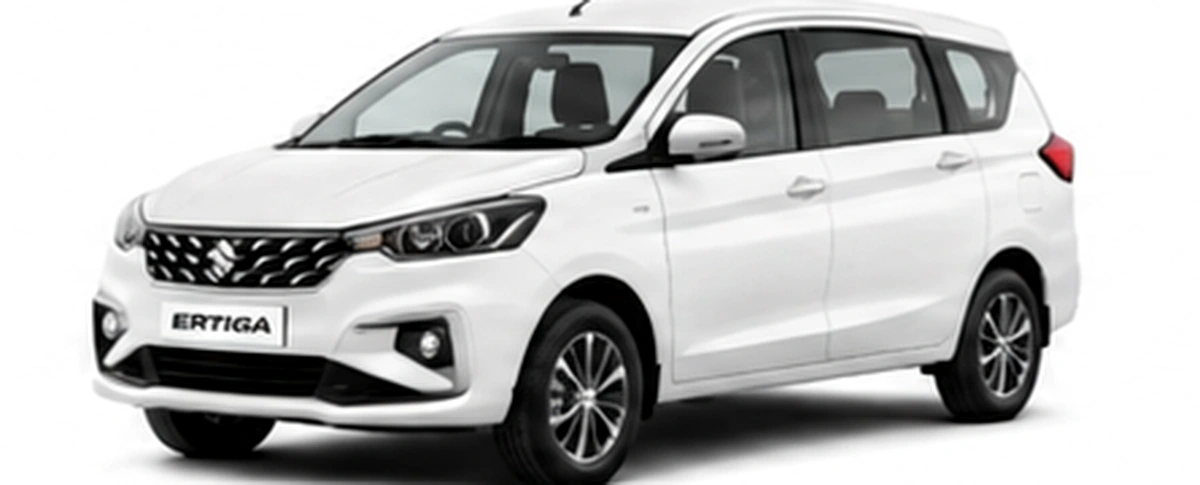 White Maruti Suzuki Ertiga MUV